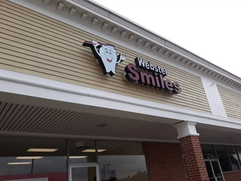 Webster Smiles - Professional dental clinic exterior with modern facilities