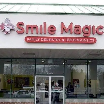 Smile Magic Family Dentistry & Orthodontics - Professional dental clinic exterior with modern facilities