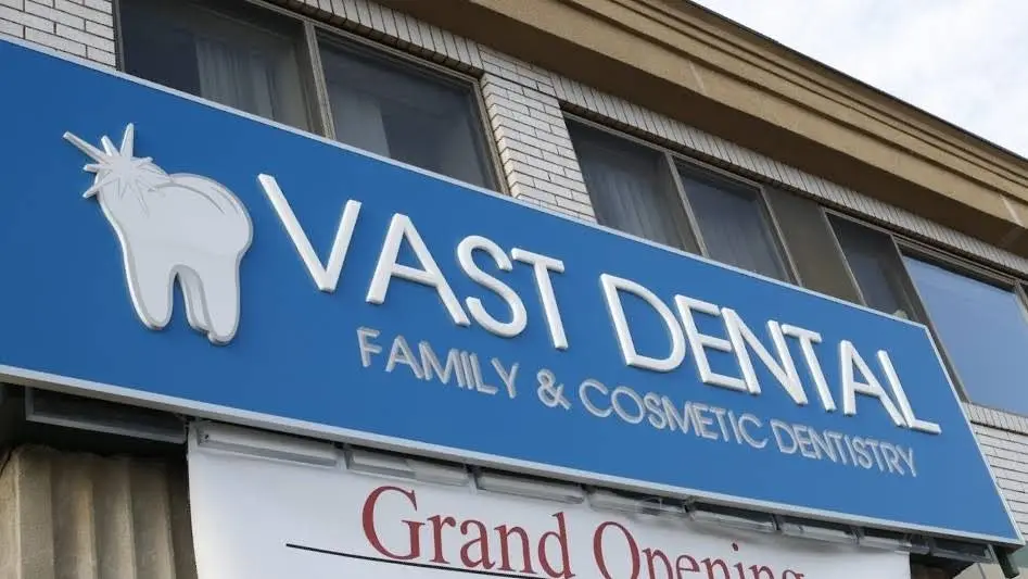 Vast Dental - Professional dental clinic exterior with modern facilities