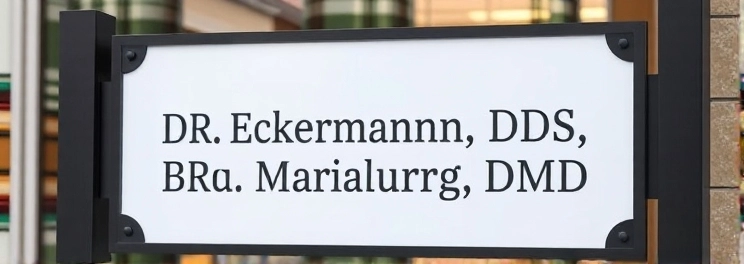 Dr. Theodore C. Eckermann, DDS & Dr. Marian Burgard, DMD - Professional dental clinic exterior with modern facilities
