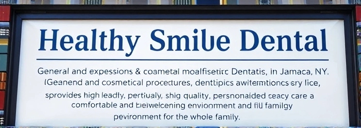Healthy Smiles Dental - Professional dental clinic exterior with modern facilities