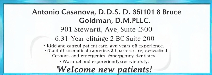 Antonio Casanova, D.D.S. and Bruce Goldman, D.M.D., PLLC - Professional dental clinic exterior with modern facilities