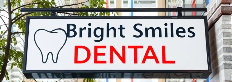 Bright Smiles Dental - Professional dental clinic exterior with modern facilities