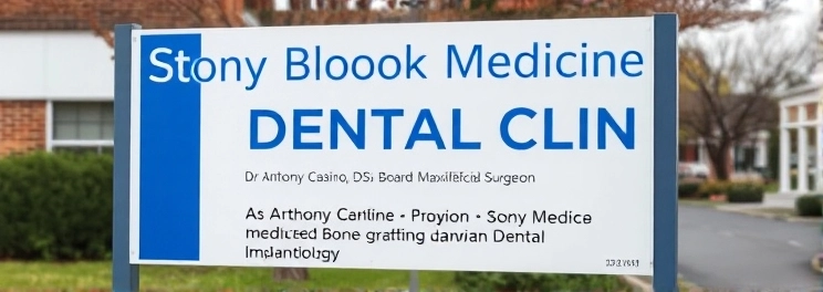 Stony Brook Medicine - Professional dental clinic exterior with modern facilities