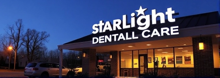 Starlight Dental Care - Professional dental clinic exterior with modern facilities