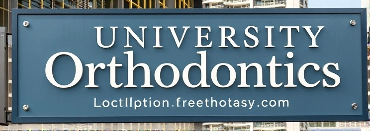 University Orthodontics - Professional dental clinic exterior with modern facilities
