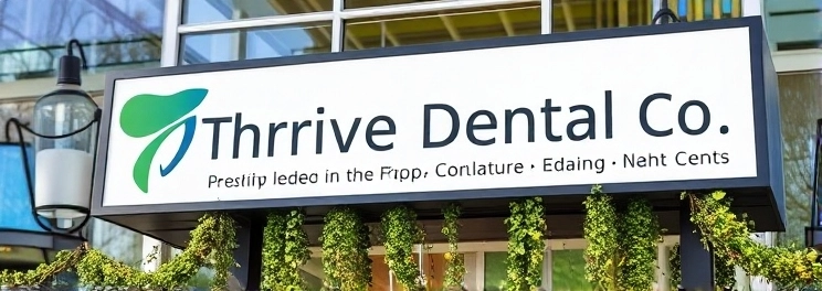 Thrive Dental Co. - Professional dental clinic exterior with modern facilities