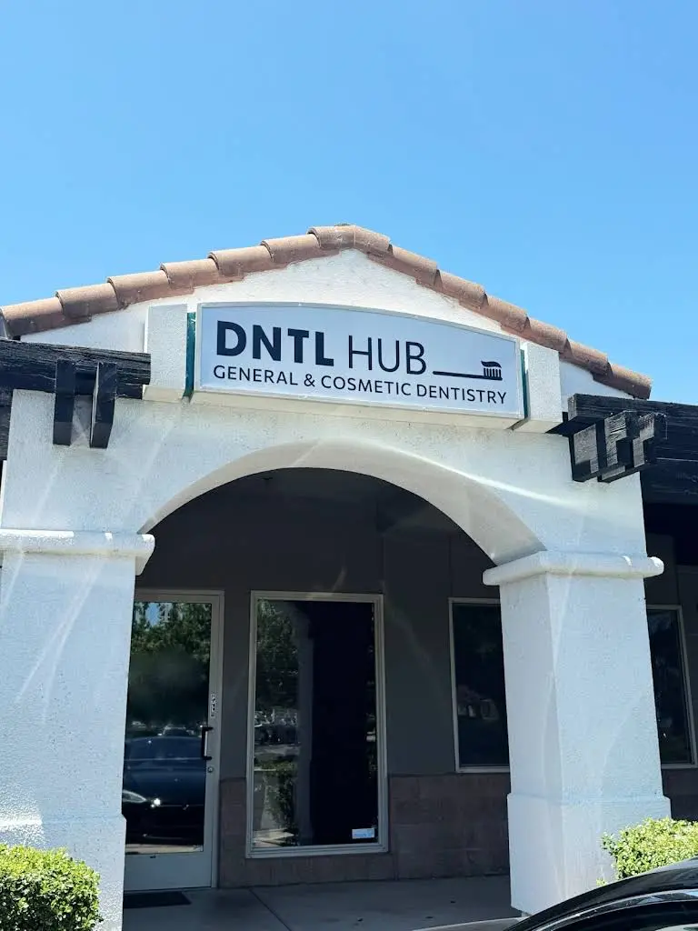 DNTL Hub Elk Grove - Professional dental clinic exterior with modern facilities