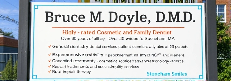 Dr. Bruce M. Doyle, D.M.D. - Professional dental clinic exterior with modern facilities