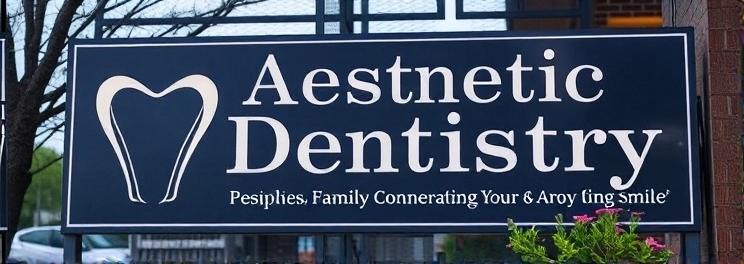 Aesthetic Dentistry - Professional dental clinic exterior with modern facilities