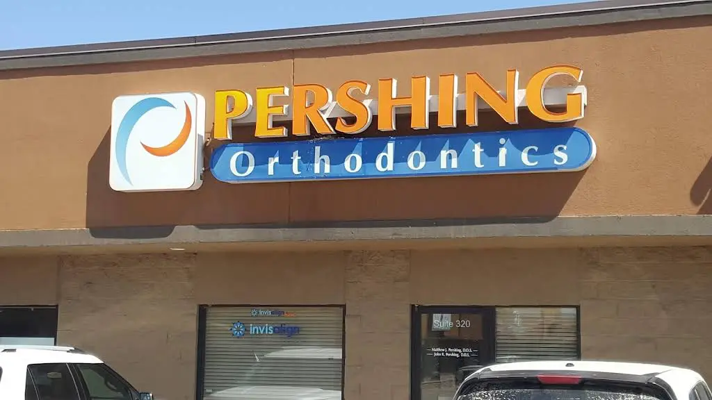 Pershing Orthodontics - Professional dental clinic exterior with modern facilities