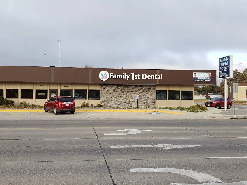 Family 1st Dental - Professional dental clinic exterior with modern facilities