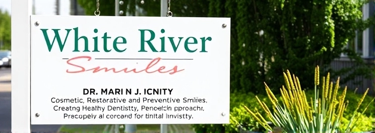 White River Smiles - Professional dental clinic exterior with modern facilities