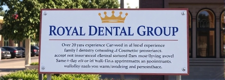 Royal Dental Group - Professional dental clinic exterior with modern facilities