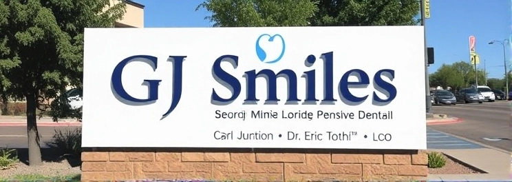 GJ Smiles - Professional dental clinic exterior with modern facilities