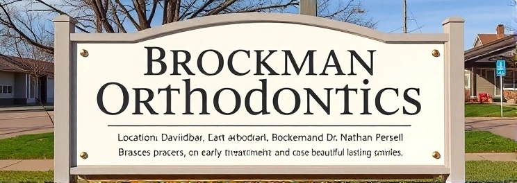 Brockman Orthodontics - Professional dental clinic exterior with modern facilities