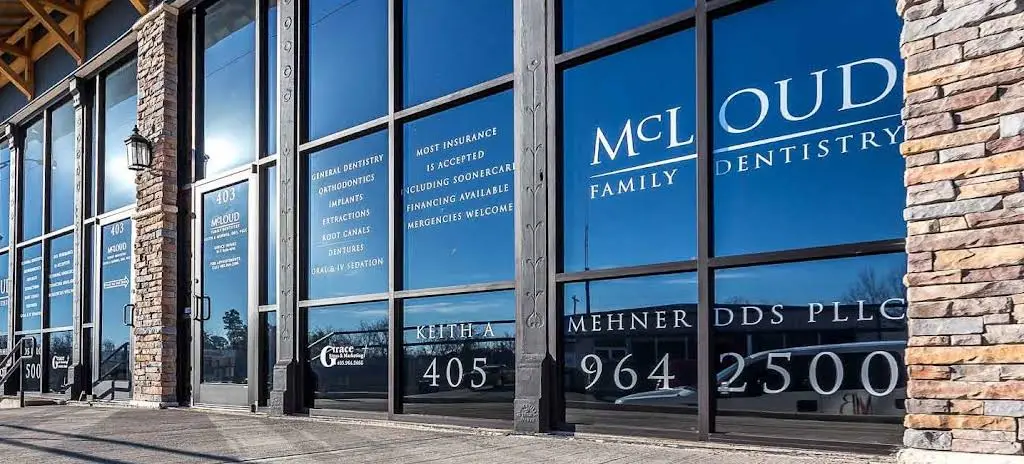 McLoud Family Dentistry - Professional dental clinic exterior with modern facilities