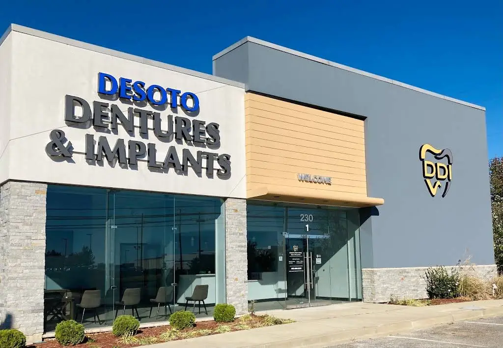 Desoto Dentures and Implants - Professional dental clinic exterior with modern facilities