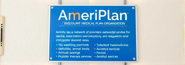 AmeriPlan - Professional dental clinic exterior with modern facilities