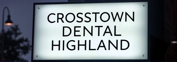 Crosstown Dental Highland - Professional dental clinic exterior with modern facilities