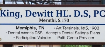 King, Dewitt H. D D.S., PC