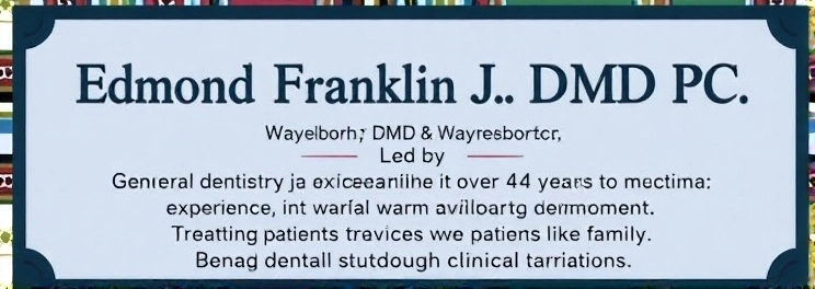 Edmond Franklin Jr. DMD PC - Professional dental clinic exterior with modern facilities