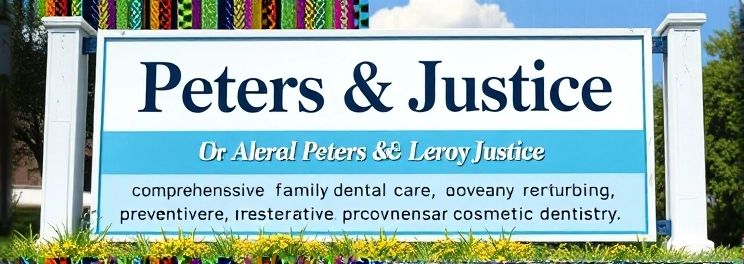 Peters & Justice - Professional dental clinic exterior with modern facilities