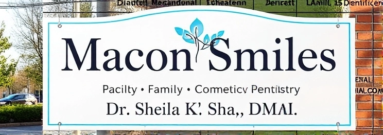 Macon Smiles - Professional dental clinic exterior with modern facilities