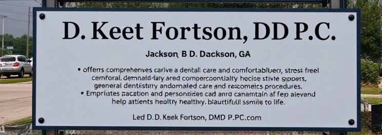 D. Keith Fortson, DMD - Professional dental clinic exterior with modern facilities