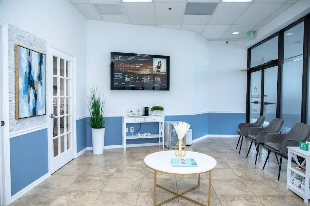 Serenity Smiles - Professional dental clinic exterior with modern facilities