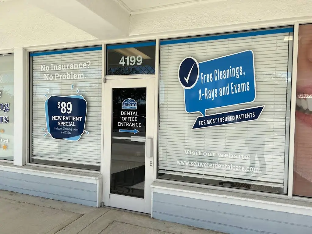 Schwerer Dental Care - Professional dental clinic exterior with modern facilities