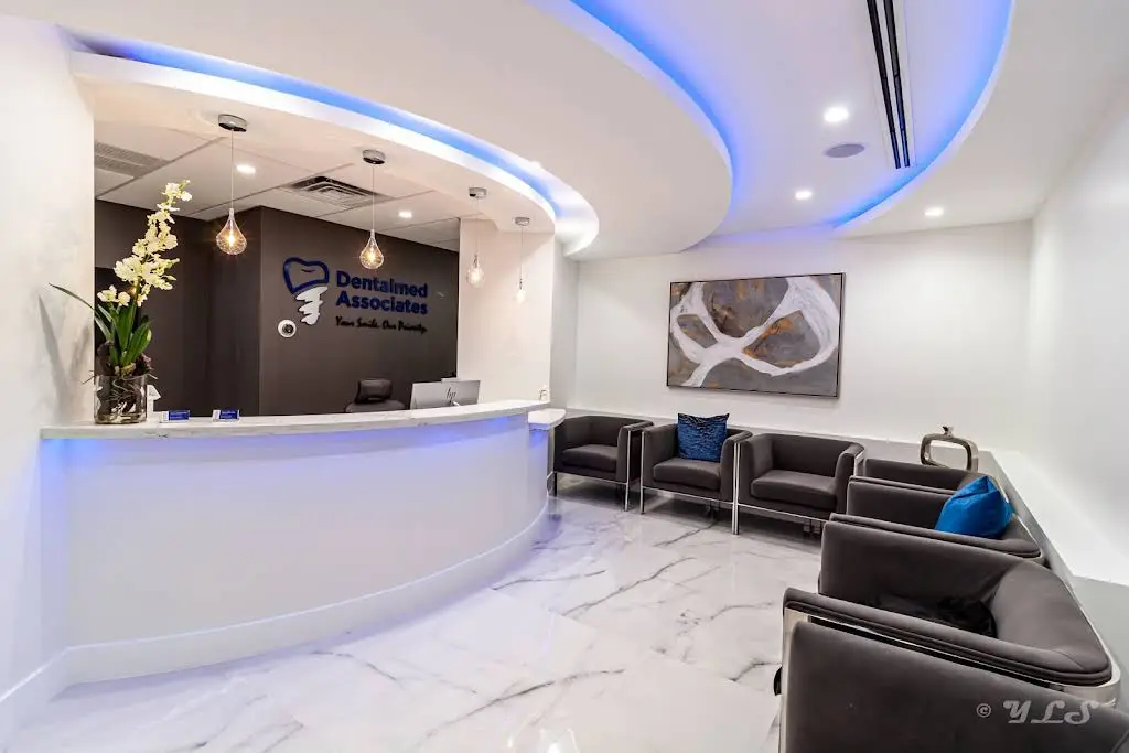 DENTALMED Associates - Professional dental clinic exterior with modern facilities