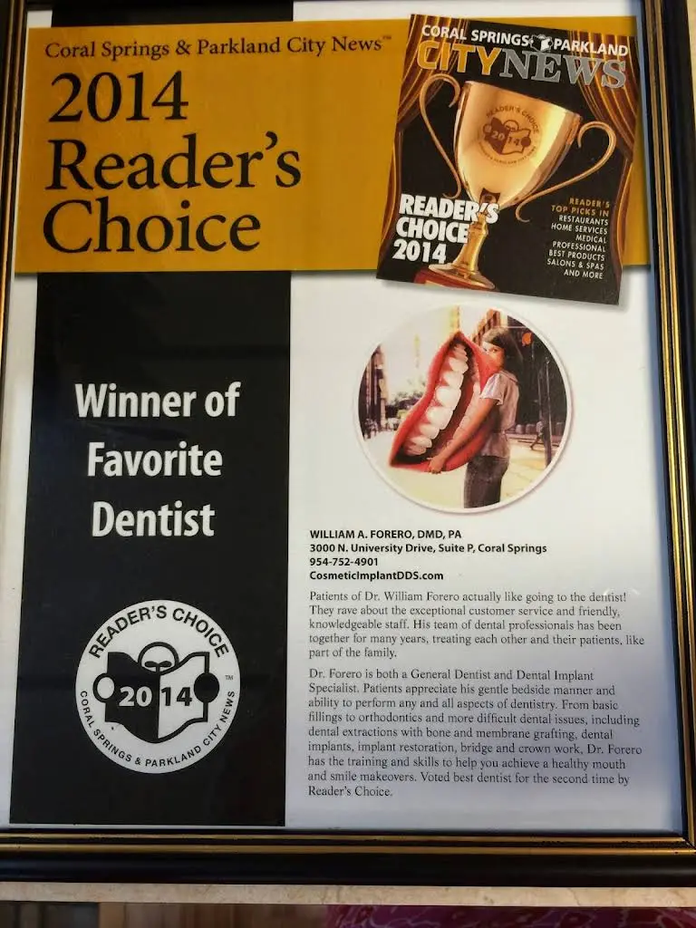 William A Forero DMD - Dental Implants Coral Springs