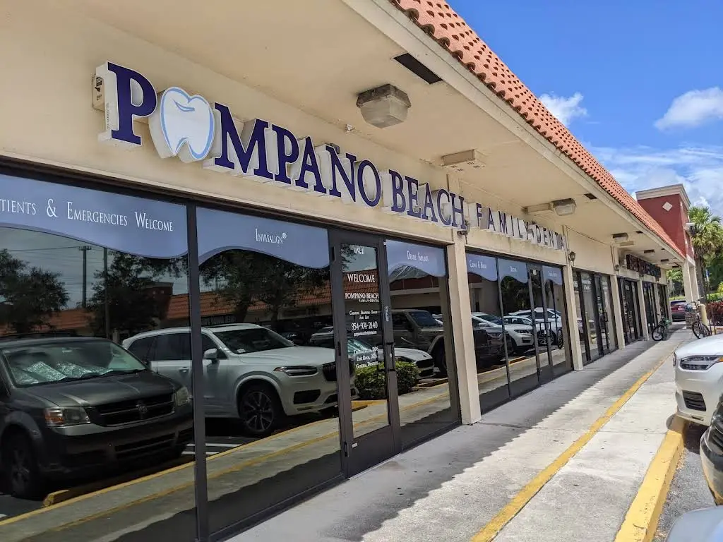 Pompano Beach Family Dental - Professional dental clinic exterior with modern facilities