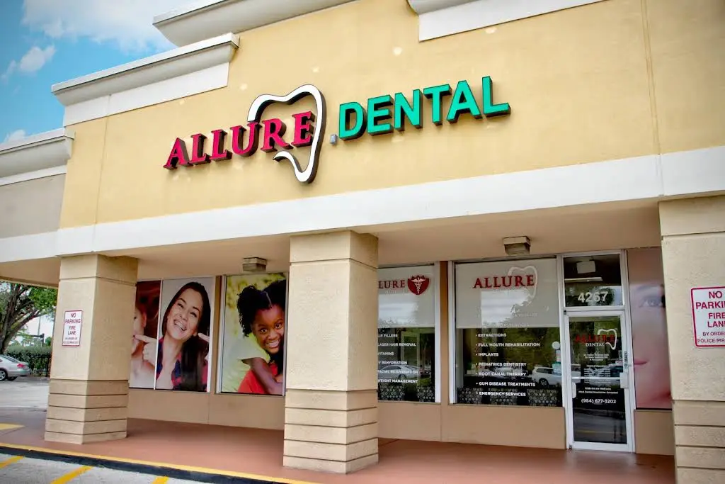 Allure Dental 🦷 - Professional dental clinic exterior with modern facilities
