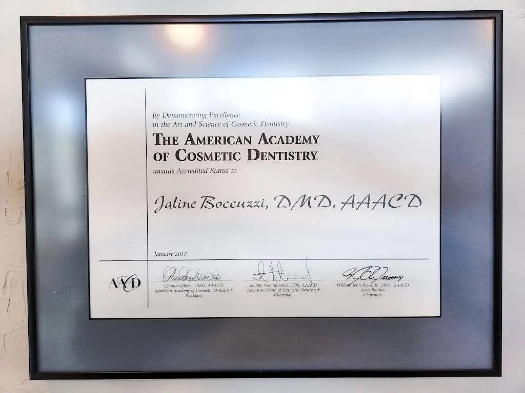 Jaline Boccuzzi, DMD, AAACD, PA / JBDentistry