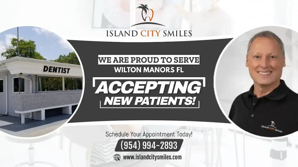 Island City Smiles - Professional dental clinic exterior with modern facilities
