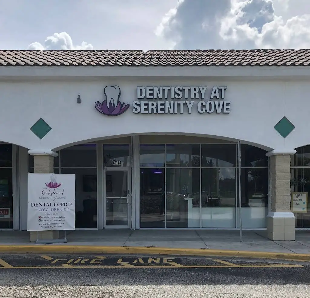 Dentistry at Serenity Cove - Professional dental clinic exterior with modern facilities