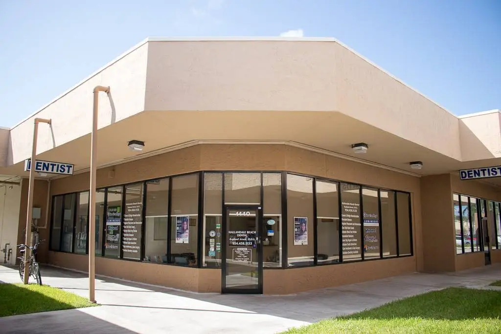 Hallandale Beach Dental - Professional dental clinic exterior with modern facilities