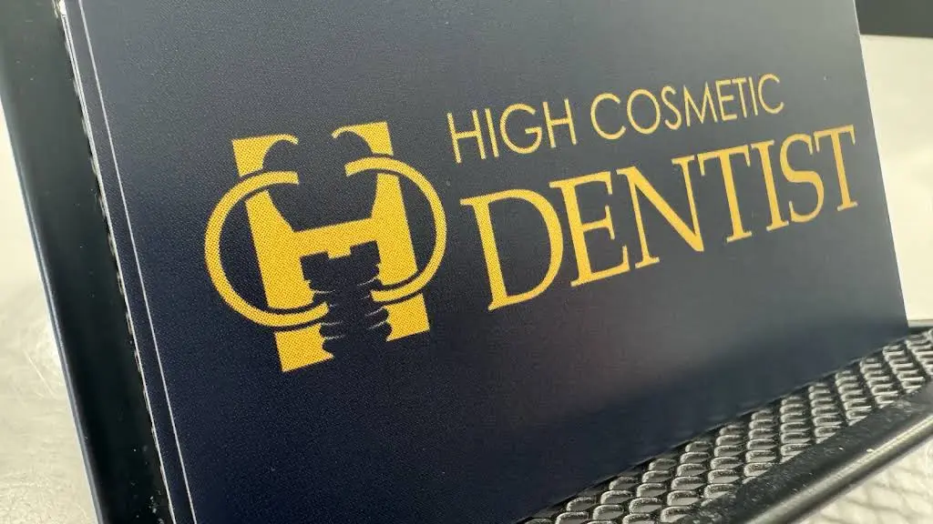 High Cosmetic Dentist - Professional dental clinic exterior with modern facilities