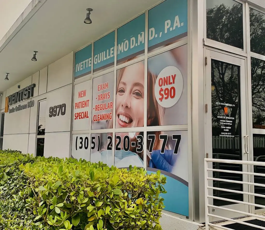 Ivette Guillermo, D.M.D. - Professional dental clinic exterior with modern facilities