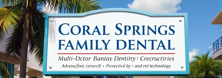 Coral Springs Family Dental - Professional dental clinic exterior with modern facilities