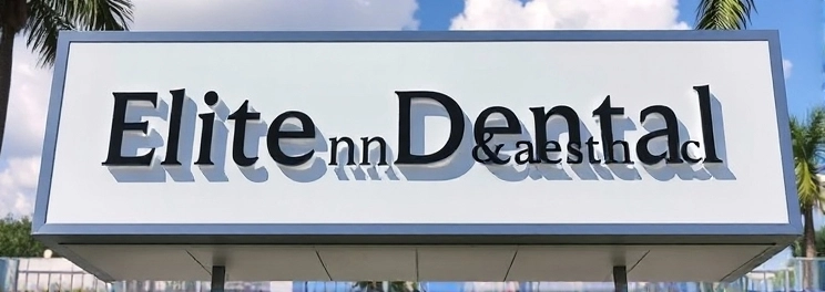 Elite Dental & Aesthetics - Professional dental clinic exterior with modern facilities