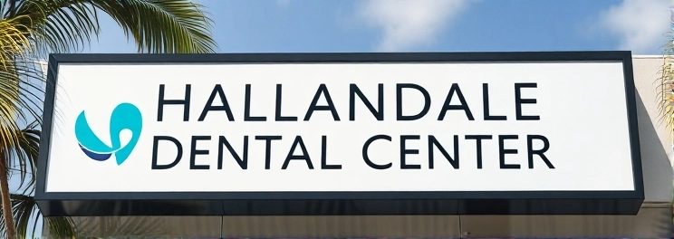 Hallandale Dental Center - Professional dental clinic exterior with modern facilities