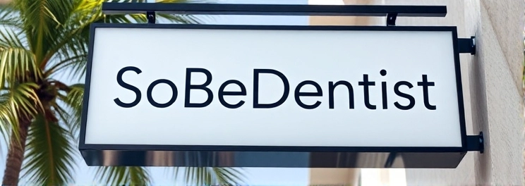 SoBeDentist - Professional dental clinic exterior with modern facilities