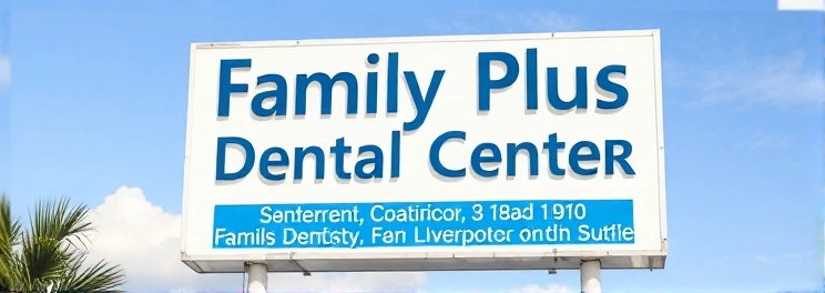 Family Plus Dental Center - Professional dental clinic exterior with modern facilities