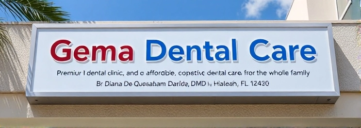 Gema Dental Care - Professional dental clinic exterior with modern facilities