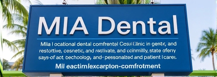 MIA Dental - Professional dental clinic exterior with modern facilities