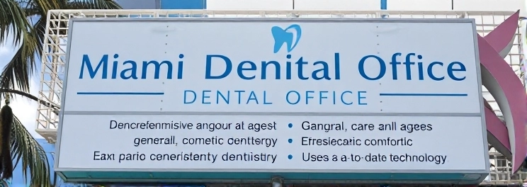 Miami Smile Dental Office - Professional dental clinic exterior with modern facilities