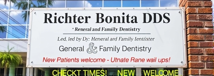 Richter Bonita DDS - Professional dental clinic exterior with modern facilities